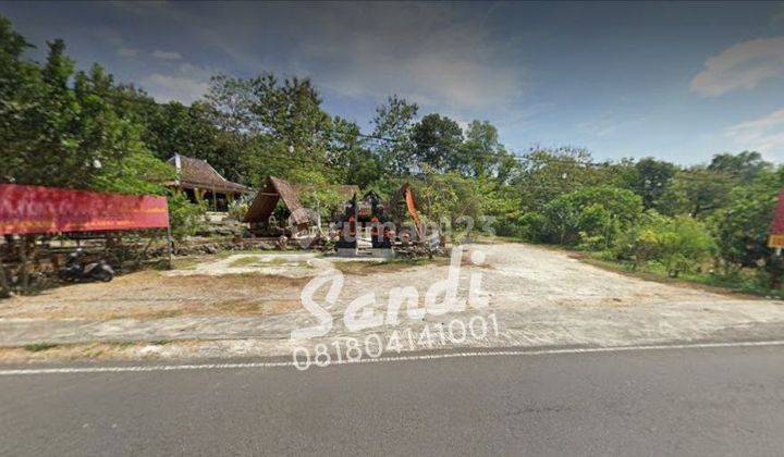 Rumah Makan Tanah Luas 4860 meter di Tepi Jalan Raya Gunung Kidul dekat RS Panti Rahayu 1
