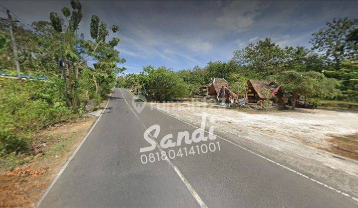 Rumah Makan Tanah Luas 4860 meter di Tepi Jalan Raya Gunung Kidul dekat RS Panti Rahayu 2