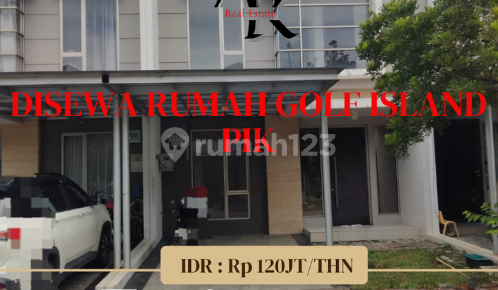 Disewakan cepat rumah golf island pik, Ukuran 6x15