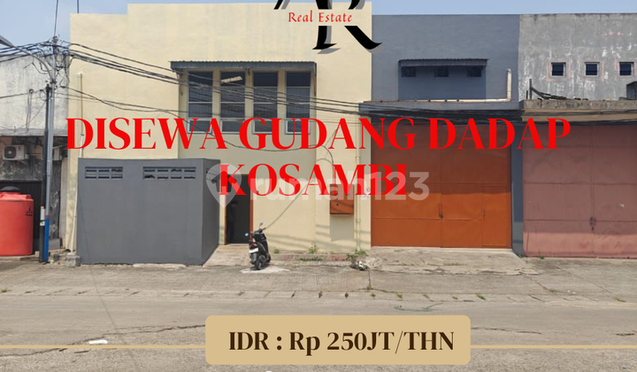  Disewakan gudang mutiara kosambi dadap tangerang