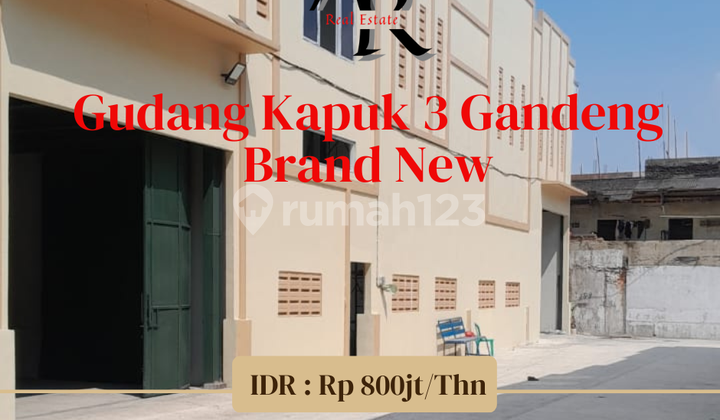 For Rent: Kapuk Warehouse Brand New, 3 Units Side by Side