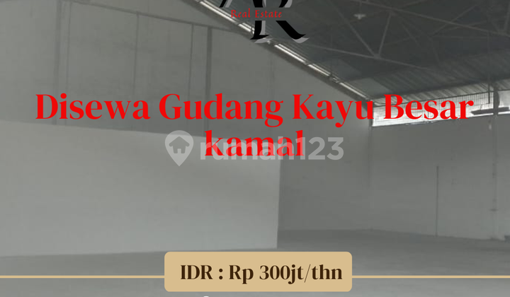 For rent warehouse in kayu besar kamal raya