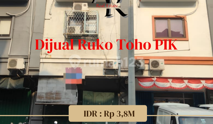 Dijual ruko toho pik 3,5 lantai 