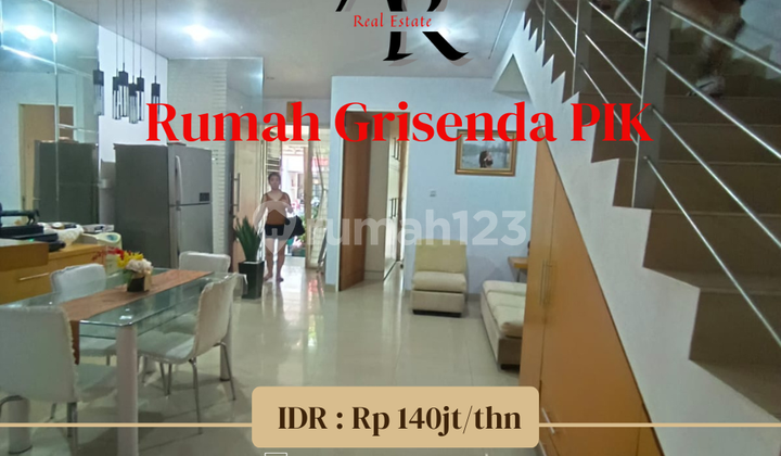 For Rent Fast Grisenda House PIK Furnished Move-in Ready