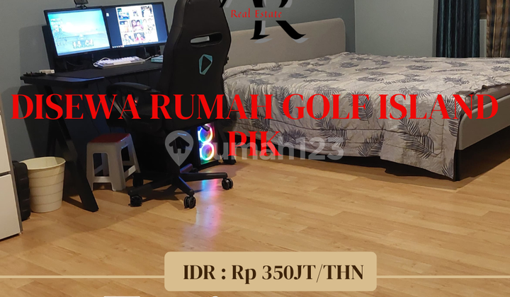 DISEWAKAN Rumah golf Island 