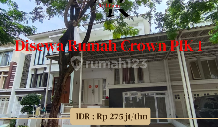 Disewakan cepat rumah crown pik 1 furnish