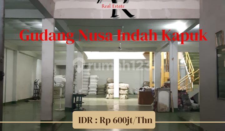 For Rent Fast Warehouse Nusa Indah Kapuk North Jakarta