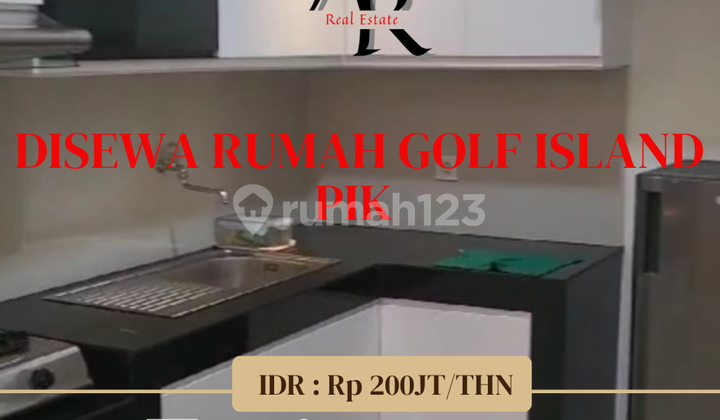 Disewakan cepat rumah golf island siap huni