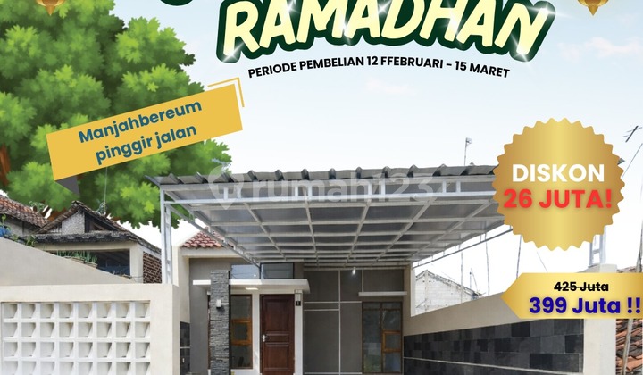 Dijual Rumah Siap Huni Bandung Timur Samping Jln Desa
