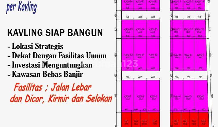 DiJual Tanah Kavling di jln cikoneng 3 cibiru wetan 1