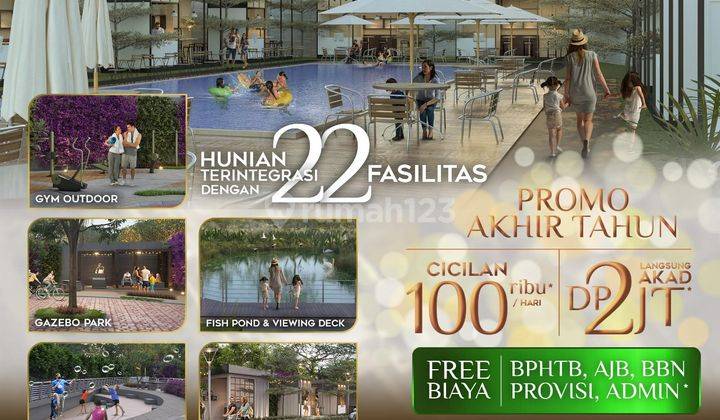 Dijual Rumah Swp Residence New Cluster Capella Dp 1jtan 1