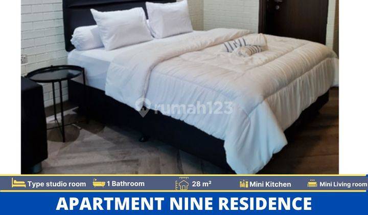 Apartemen Nine Residence 2,For Rent,Studio Room, Furnished,Bagus 1