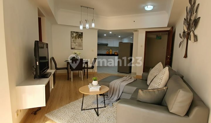 B U Full Renov Sudirman Tower Condominium 2 + 1 Br 80Sqm Fixprice