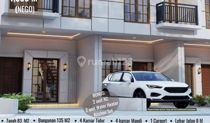 Rumah Komplek Sandang Buaran Brand New Bagus Siap Huni 2