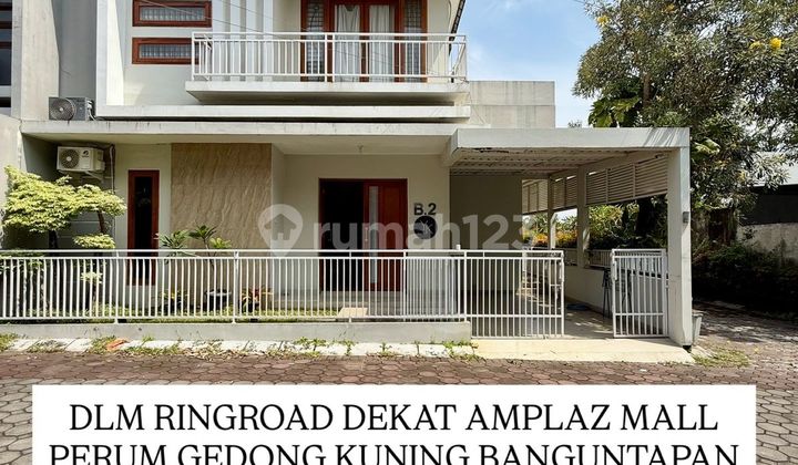 Strategis Dekat Berbagai Fasum‼️Rumah Mewah 2 Lantai Hook Full Furnished Dalam Ringroad Jogja di Perumahan One Gate System Dekat Jec dan Amplaz