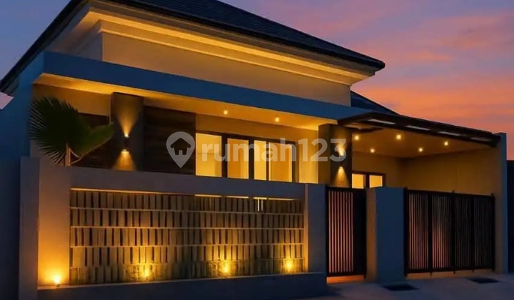 Istimewa‼️rumah Baru Industrial Modern - Strategis Di Tepi Jalan Aspal Dekat Pasar Jangkang Jalan Kaliurang Km 13 Ngemplak Sleman 2