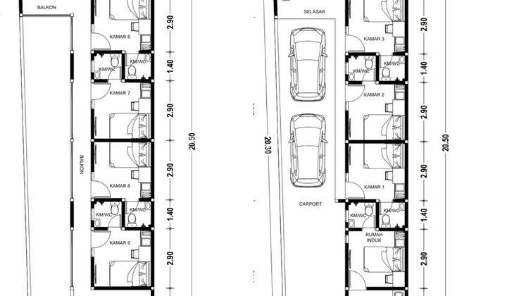 KOST EKLUSIF SIAP BANGUN MEWAH DI AREA PREMIUM SETURAN HANYA 100 METER DARI KAMPUS UPN 2