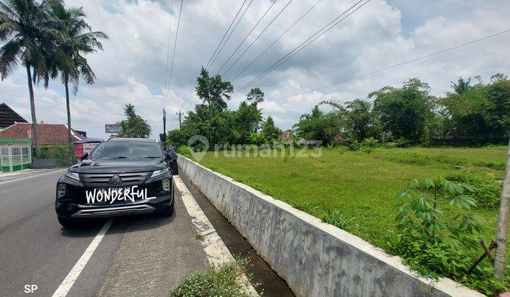 TANAH ISTIMEWA STRATEGIS COCOK UNTUK USAHA DI JALAN CANGKRINGAN DEKAT EXIT TOL 4