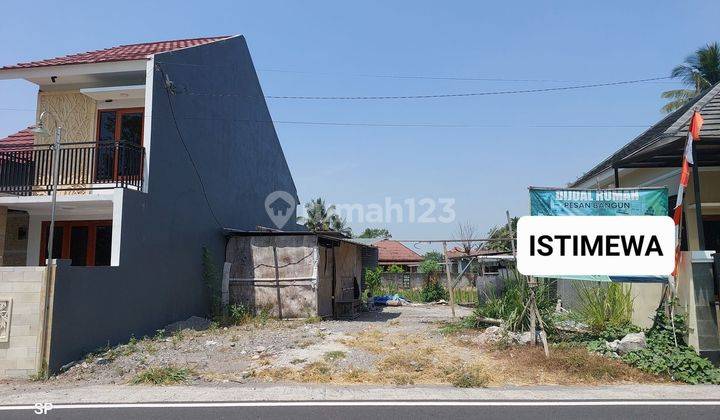 TANAH CANTIK ISTIMEWA STRATEGIS TEPI JALAN ASPAL VIEW SAWAH DAN MERAPI DI UMBULMARTANI NGEMPLAK SLEMAN