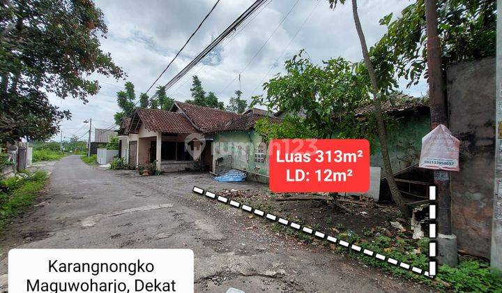 TANAH STRATEGIS .. TAMAH CANTIK STRATEGIS KOTAK PERSEGI COCOK UNTUK KOST ATAU USAHA DI MAGUWOHARJO DEKAT KAMPUS INSTIPER 1