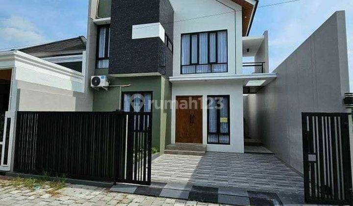 Turun Hargaaa!!!!! Rumah Baru Mewah Full Furnished Modern Scandinavian Dalam Perumahan Di Jalan Kaliurang Km 13 Dekat Kampus Uii 1