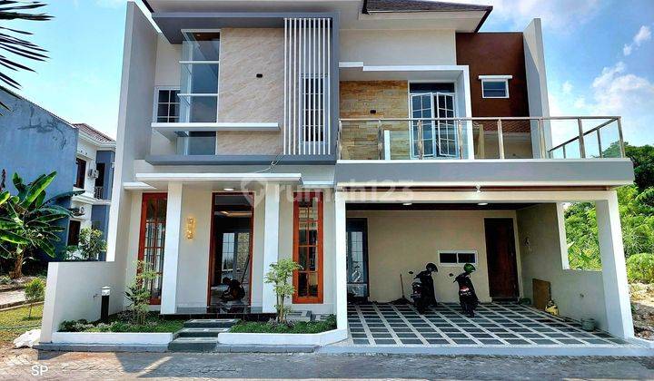 Rumah Mewah Premium 2 Lantai Fully Furnished Setara Hotel Bintang 5 Dalam Perumahan Merapi Regency Jalan Kaliurang Km 9 Dekat Ke Kampus Ugm 2