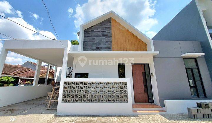 RUMAH CANTIK MODERN KEKINIAN SCANDINAVIAN DALAM MINI CLUSTER DI NOGOTIRTO GAMPING SLEMAN DEKAT KAMPUS UNISA 1