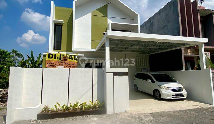 RUMAH BARU ISTIMEWA 2 LANTAI MODERN SCANDINAVIAN DI DEKAT BUDI MULIA WEDOMARTANI NGEMPLAK SLEMAN 1