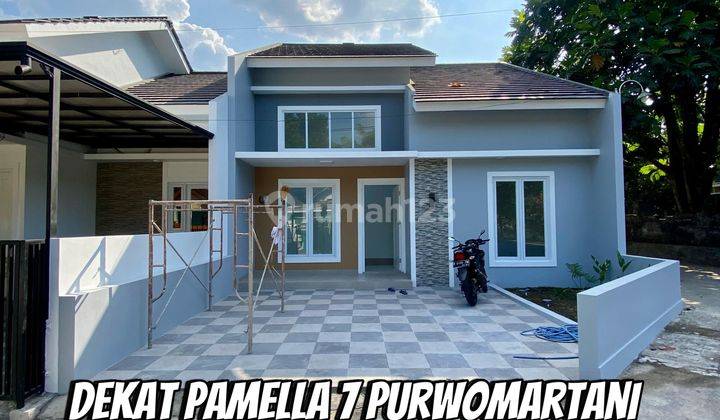 RUMAH BARU CANTIK MINIMALIS MODERN DALAM PERUMAHAN DI PURWOMARTANI KALASAN SLEMAN DEKAT SWALAYAN PAMELA 7 1