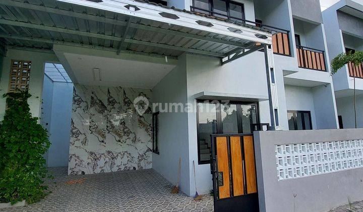 RUMAH BARU FRESH CANTIK MINIMALIS 2 LANTAI HARGA MURAH VIEW SAWAH DI POTORONO BANGUNTAPAN BANTUL 2