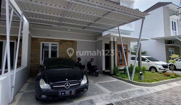 Rumah Mewah Hook 2 Lantai Lux Siap Huni Dalam Perumahan One Gate System Di Jalan Godean Km 7 Sidoarum Godean 2