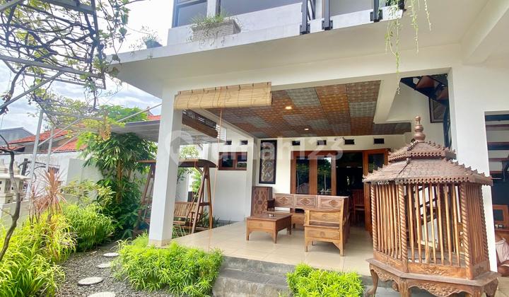 Very Special! Fully Furnished Villa House With Spacious Green Land Inside Ringroad Umbulharjo Jogjakarta