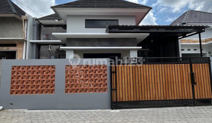 Istimewa Banget‼️rumah Baru Mewah Limasan Modern Dalam Cluster 20 Unit Di Wedomartani Ngemplak Sleman Dekat Sd Model