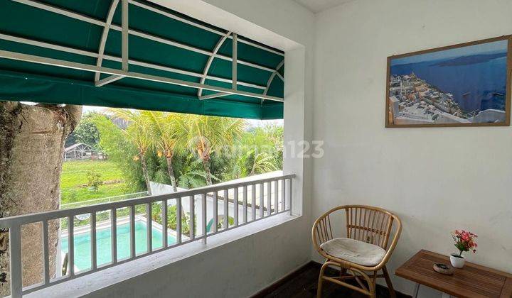 Villa Cantik Estetik Fully Furnished Dengan Kolam Renang View Sawah Di Utara Jalan Gito Gati 2