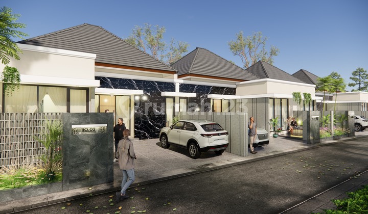 Rumah Mewah Limasan Modern dengan Tanah Luas Dalam Cluster di Wonolelo Jalan Kaliurang Km 13 Ngemplak Sleman