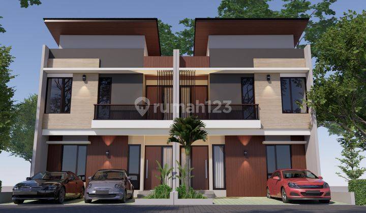 Rumah Cantik 2 Lantai Kontemporer Modern Di Kronggahan Mlati Sleman Dekat Rsa Ugm 1