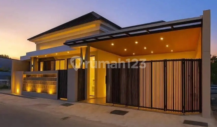 Istimewa‼️rumah Baru Industrial Modern - Strategis Di Tepi Jalan Aspal Dekat Pasar Jangkang Jalan Kaliurang Km 13 Ngemplak Sleman