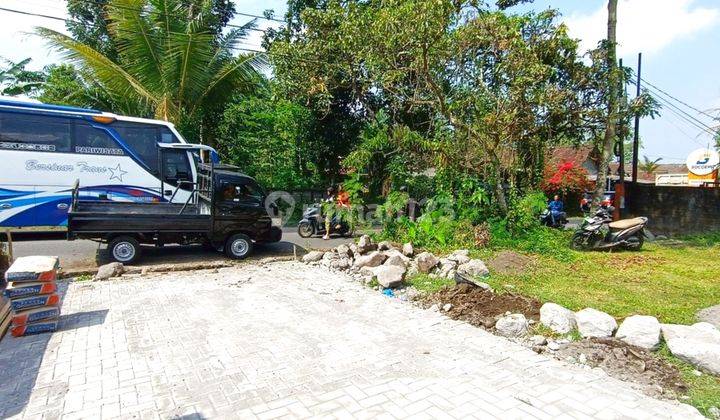 1 Menit Polsek Tempel, Jual Tanah Sleman Tepi Jalan Aspal 1