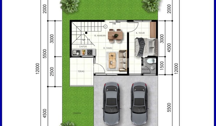 Industrial House 90/142 Jogja, Ready to Build Near UII Campus, SHM 2