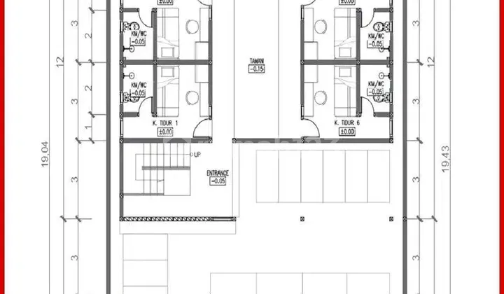 Investasi Kost Jogja, 16 Kamar Dekat UII Jakal Km 13 Sleman, SHM
