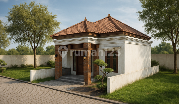 Near Sleman Police Station, Affordable Limas Roof Bali Style House