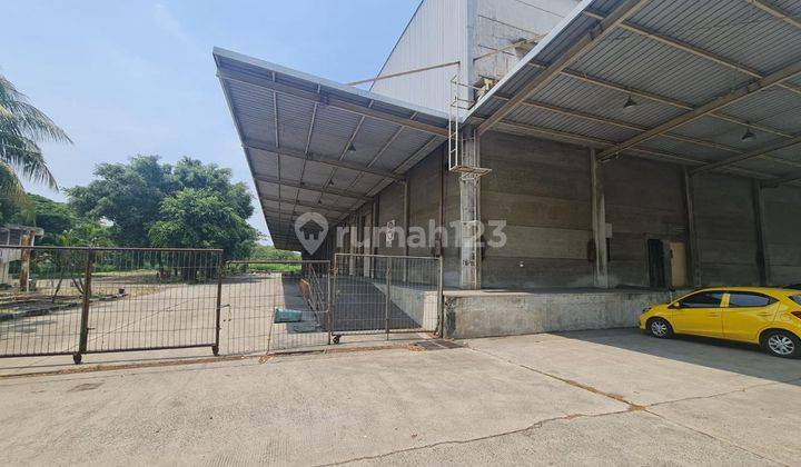 For Lease Di Sewa Gudang di Cakung Jakarta Timur Dekat Pelabuhan Tanjung Priok Bisa Kontainer 40 Feet Ada Loading Dock Nego