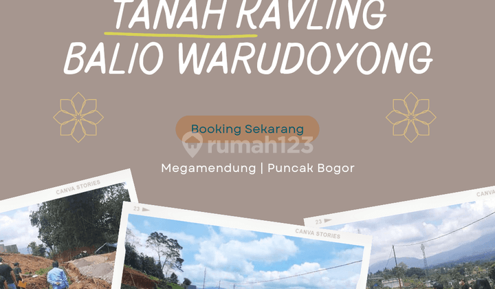 Tanah Kavling Villa Pinggir Jalan Alternatif Ciawi Puncak 2