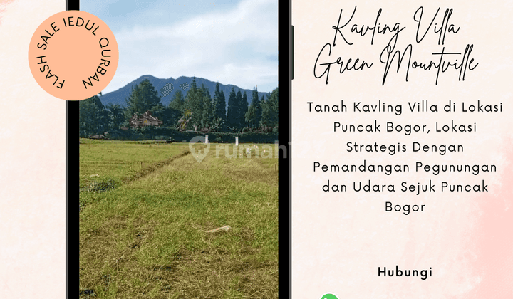 Kavling Green Mountville Puncak Promo Free SHM 2