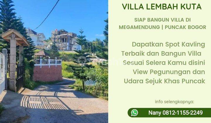 Tanah di Lembah Kuta Puncak Bogor 500 m² SHM 1