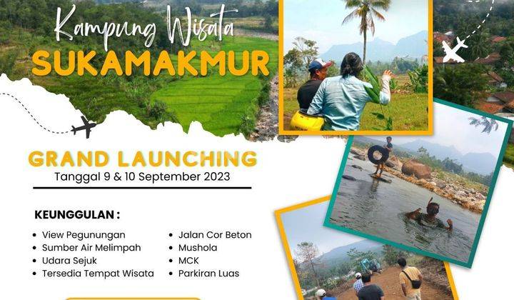 Kavling Wisata Alam View Terbaik Lokasi Prospektif 1