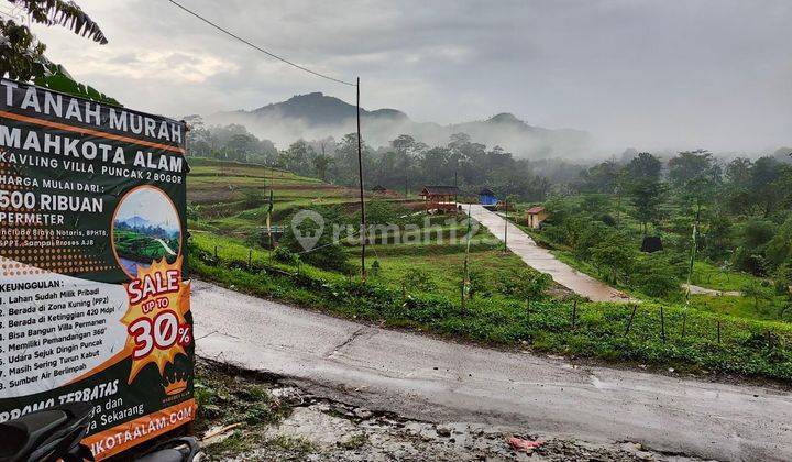 Tanah Kavling Mahkota Alam Puncak 2 Bogor