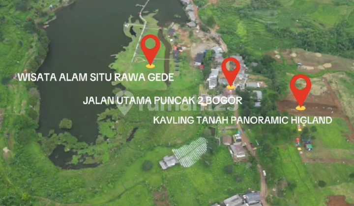Freehold Land Tourist Village Certificate Panoramic Highland Bogor