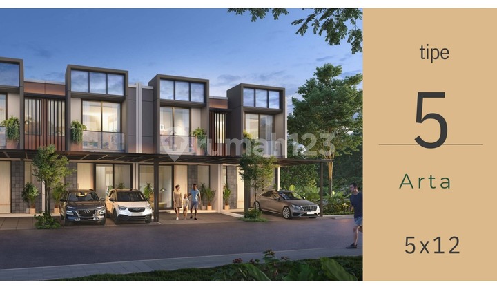 Rumah Casa Pasadena 1 Type 5 Arta Lokasi Strategis