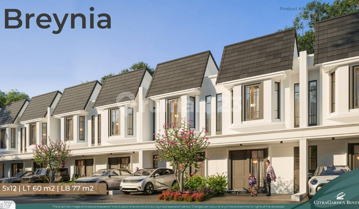 Rumah Cluster Calamus Citra Garden Bintaro Lokasi Strategis